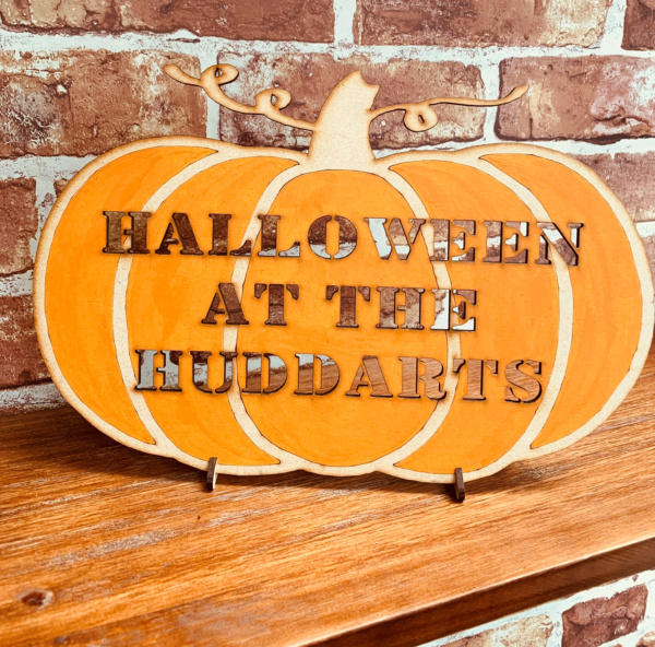 Personalised Pumpkin With Stand