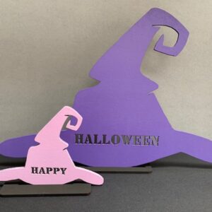 Personalised Witches Hat with Stand