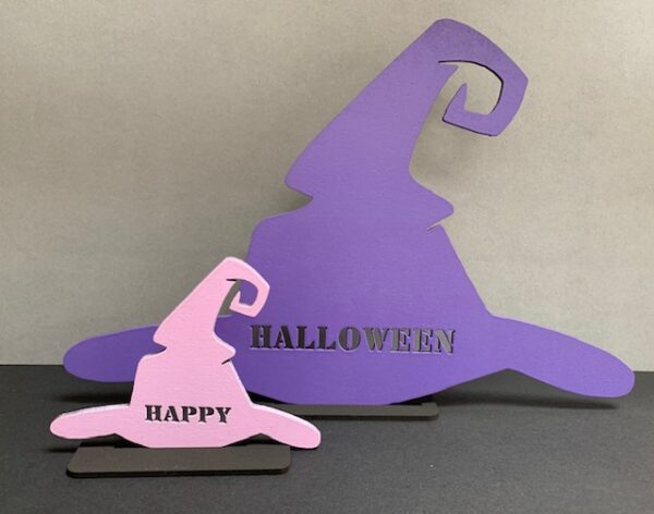 Personalised Witches Hat with Stand