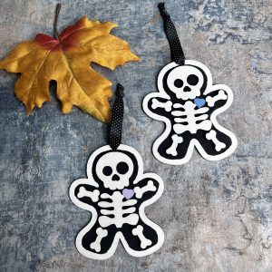 Cute Skelly Bones Bauble
