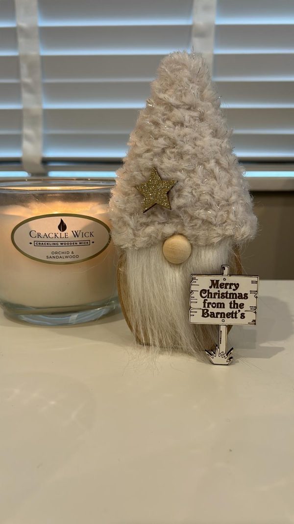 Personalised Freestanding Gnome