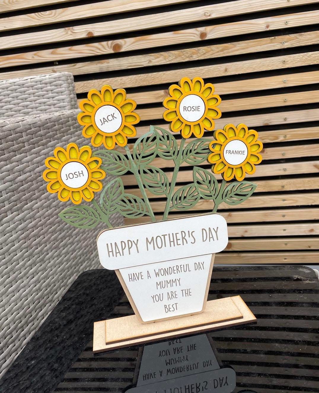 Flower Pot with Names