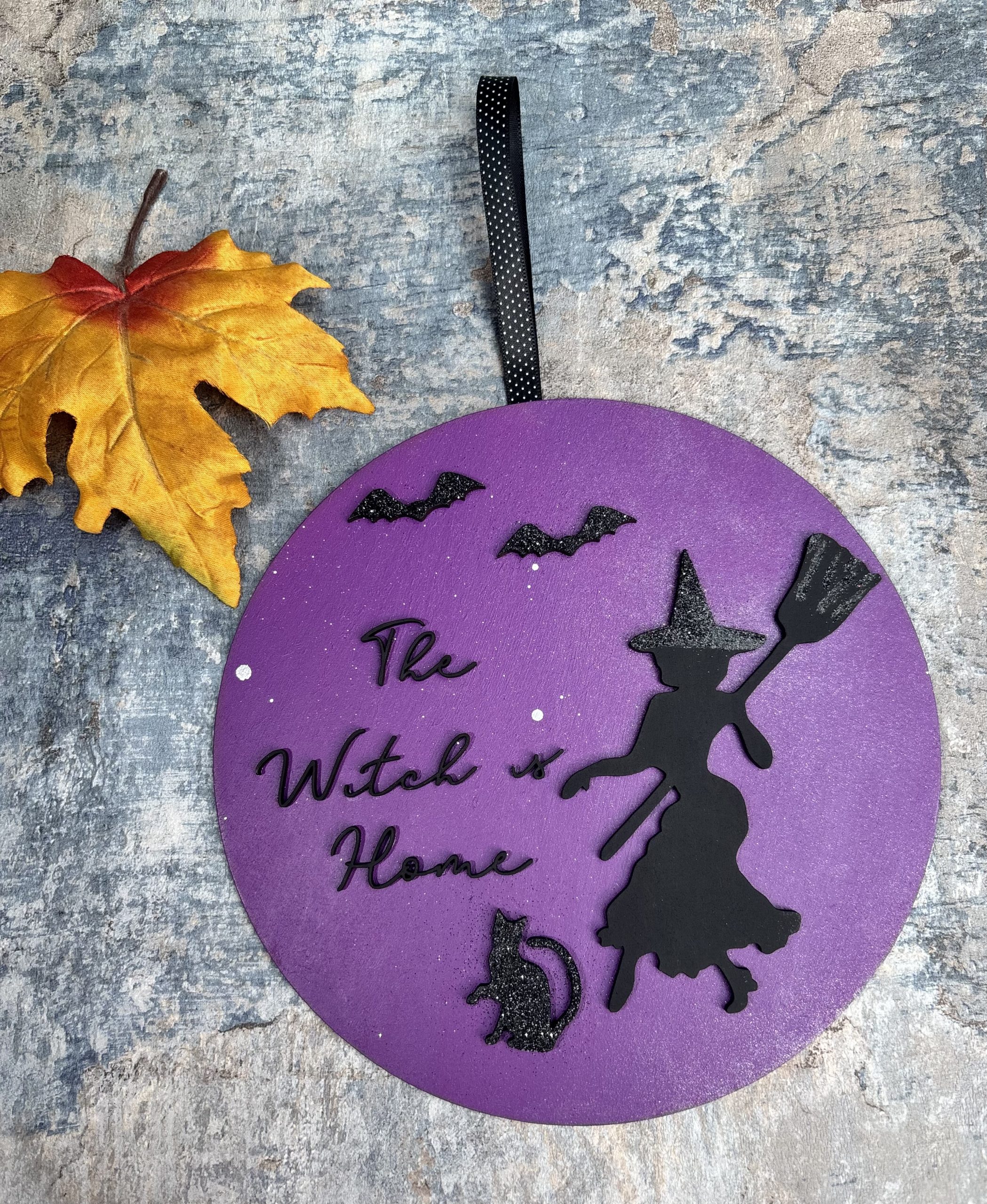 The Witch is Home Plaque