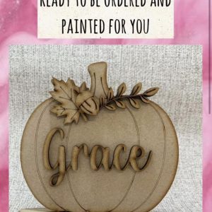 Personalised Autumn Pumpkin