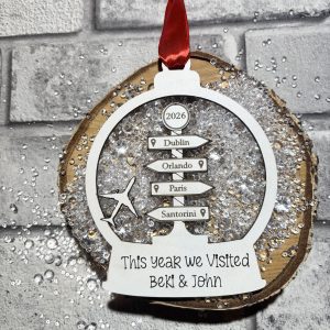Snow Globe Travel Bauble